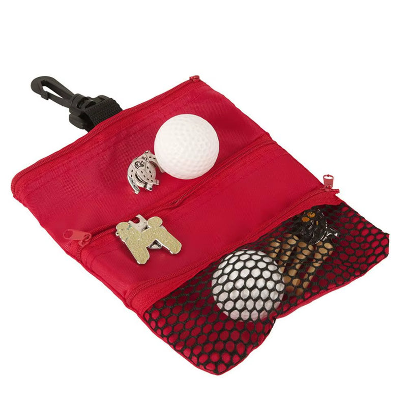1PC Golf Ball Cloth Bag Golf Tack Bag Golf Ball Bags Holder Mesh Pouch Storage for Outdoor Training Supplies Accessories