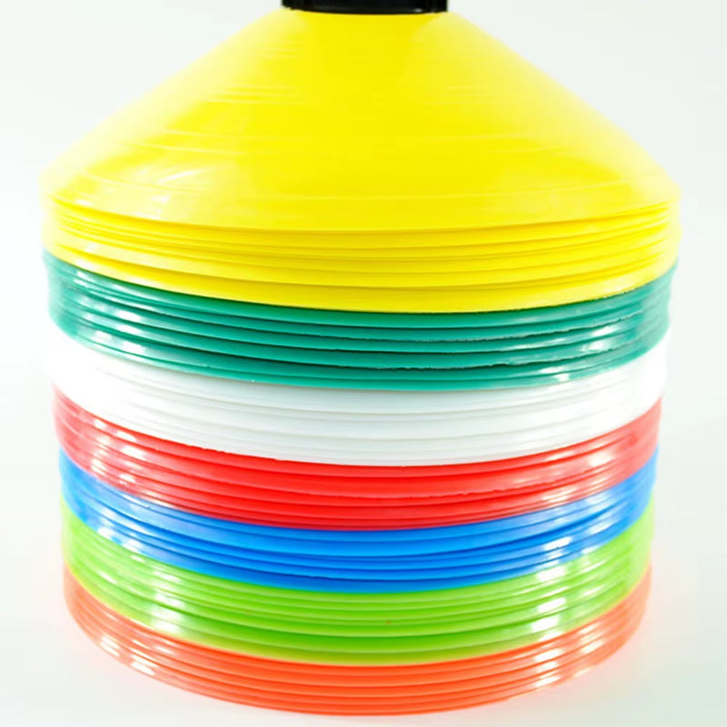 10Pcs 19Cm Football Training Sports Saucer Cones Marker Discs Soccer Entertainment Sports Accessories