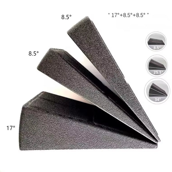 3Pcs Yoga Wedge Stretch Slant Boards Adjustable Bricks Squat Wedge Blocks for Exercise Gym Fitness Yoga Accessories Pilates Yoga