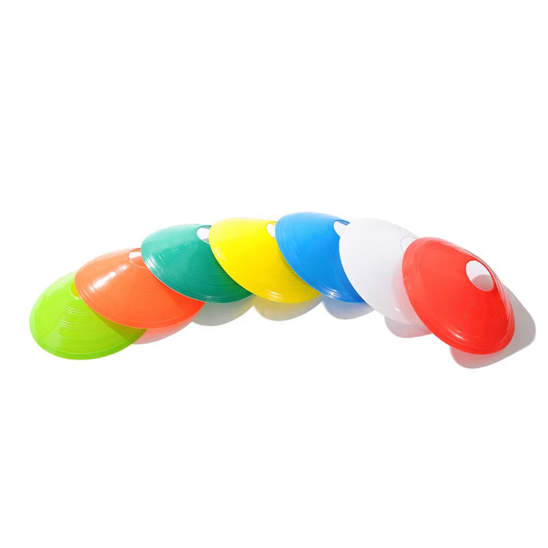 10Pcs 19Cm Football Training Sports Saucer Cones Marker Discs Soccer Entertainment Sports Accessories