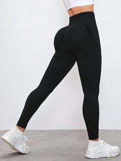 Sport Studio Seamless Hip and Belly Lifting Sports Yoga Pants