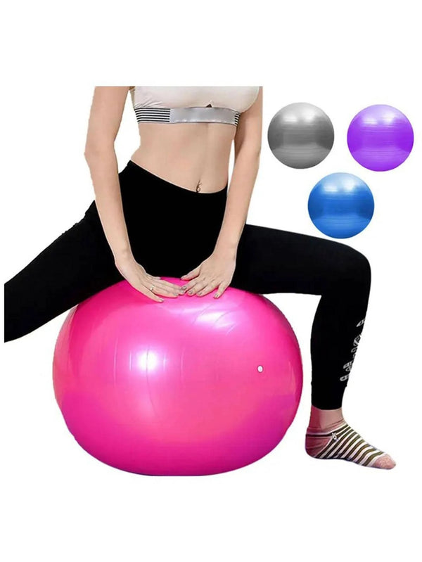 1Pc Smooth Solid Color Yoga Ball