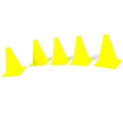 5Pcs18Cm Sign Bucket 6Inch Barrier Football Road Flat Training Cone Roller Pile Springback Marking Cup Symbol Sports Accessories